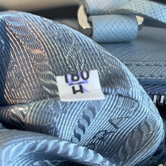 Prada Astrale Saffiano Lux Leather 2Way Bowling Bag - Preowned - Picture 12 of 13